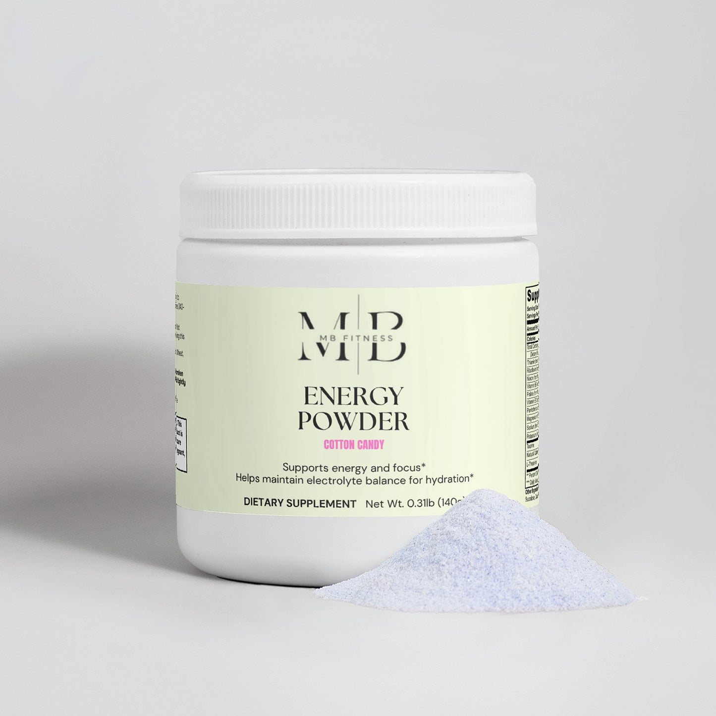 Energy Powder (Cotton Candy)