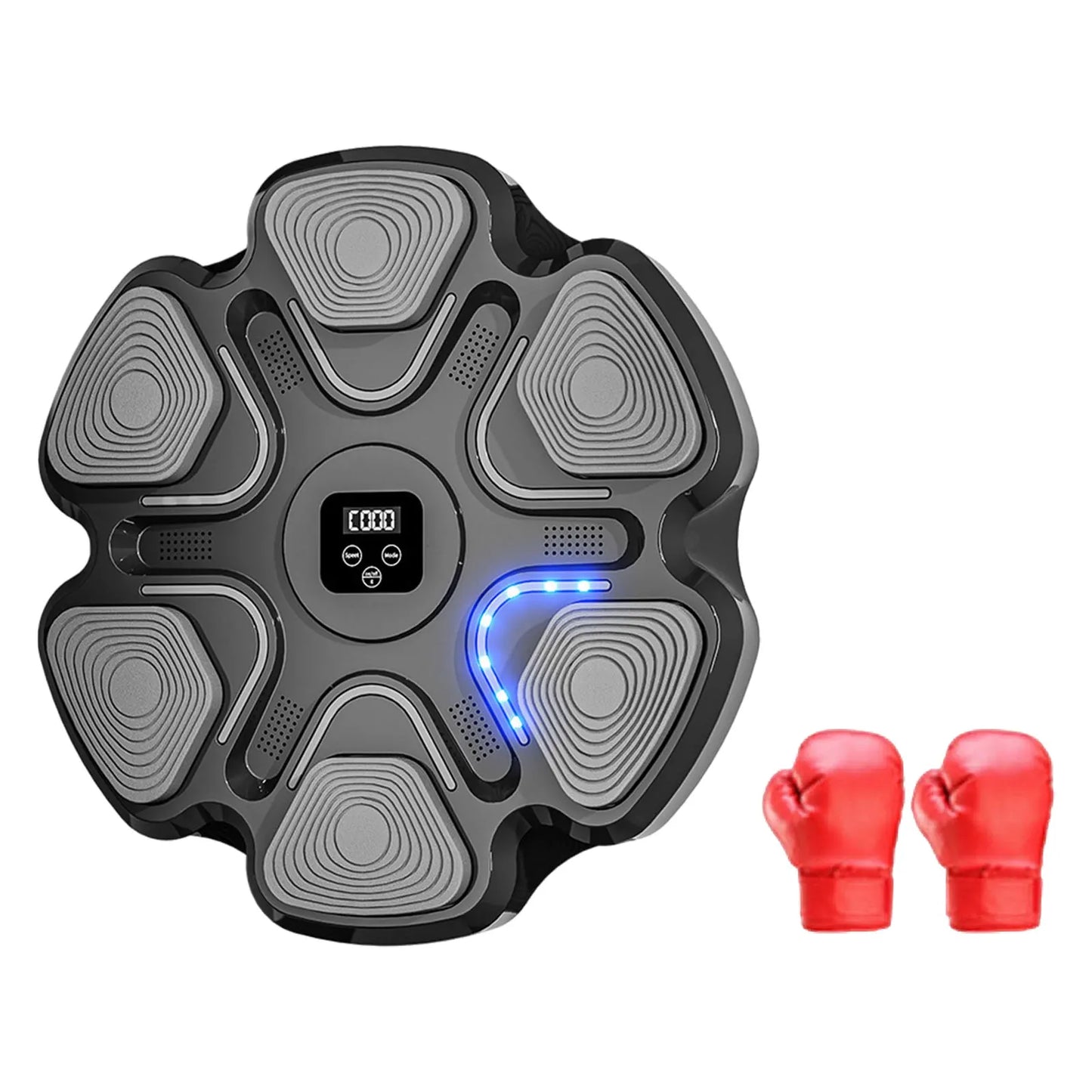 Smart Music Boxing Machine Bluetooth Beat Punch Wall Target LED Lighted Sandbag Practice Boxing Training Equipment Gym Home